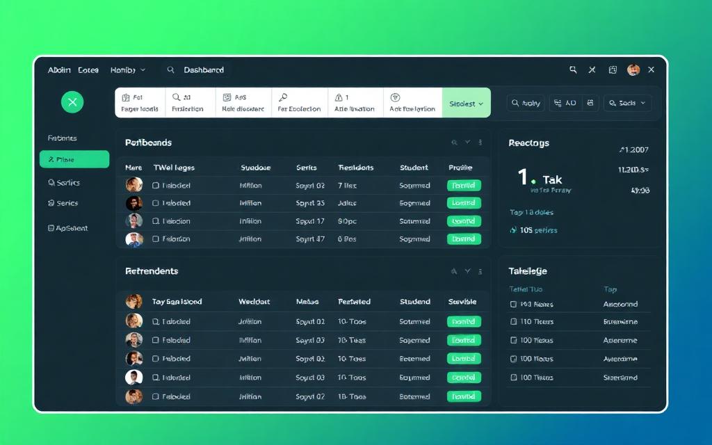 Acadryn interface preview